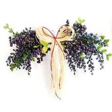 플라워마트 가랜드, 베리 믹스 (버건디), 1개