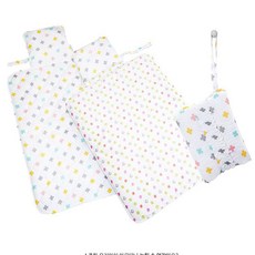 코니아일랜드 인견 다용도기저귀매트, 북유럽크로스, 1개