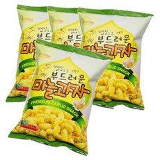 우리식품 부드러운 마늘과자, 110g, 4개