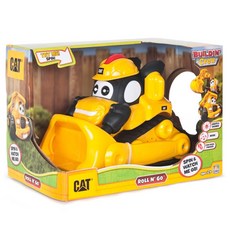 CAT 롤링머신 불도저 장난감, 혼합 색상, 1개