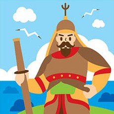 아이러브페인팅 DIY캔버스그리기, 1개, A52 이순신장군