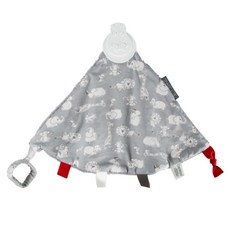 치키촘퍼스 치발기애착손수건 컴포트츄, 그레이, 1개