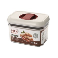 Chef's Ware 長方形密封容器, 850ml, 1個