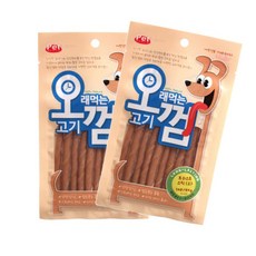 오껌 트위스트 스틱껌 소, 닭고기, 2개