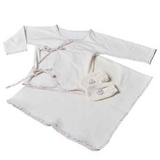 LePolar 리버티 코튼 신생아의류 3종세트 핑크