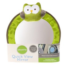 플레이엣 카시트 후방거울 그린부엉이, 혼합 색상