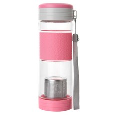 한주코리아 트라이탄 리필 티보틀, 핑크, 400ml, 1개