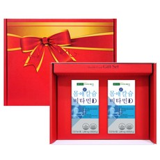 건국 몸애 칼슘 비타민D 선물세트, 120정, 1개