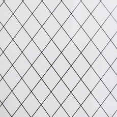 하나리빙데코 창문용 망입 유리시트지, 블랙