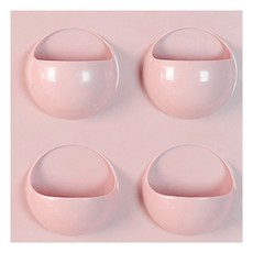 리빙조이 멀티 수납함 핑크 4p, 1개