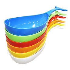 캐스B 고래그릇 5종, 1세트, 혼합 색상