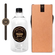 Glassdomae DN850透明PET瓶包裝 7 850ml, 10套