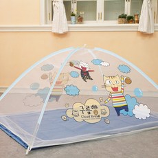 아이니즈 구름빵 캐릭터 유아용모기장, 혼합색상