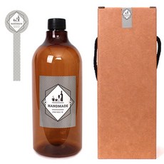 Glassdomae DN1000棕色PET瓶 8個 1L, 10套