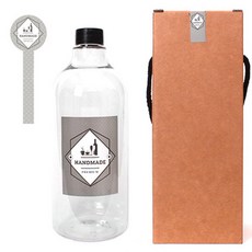 Glassdomae DN1000透明PET瓶 包裝 8 1L, 10套