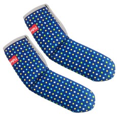 fisher-price 費雪 圓點印花嬰兒車可拆式握把套, 藍色, 2個