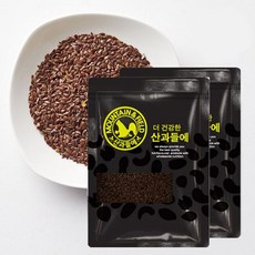 산과들에 볶음브라운아마씨, 500g, 2개