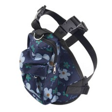 카니스 애견 가슴줄 배낭 네이비, 18 x 20 cm, 1개