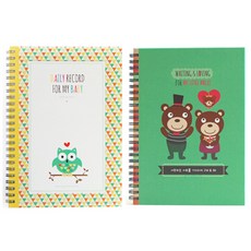 제이밀크 쁘띠아울 이유식일지+제이밀크 아빠곰엄마곰아기곰 임신다이어리 태교일기, 1세트