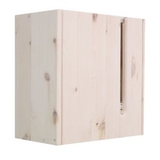 Diaroma優質紅松原木1層擦手紙盒/分配器, 淺褐色, 1 個