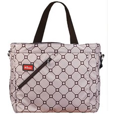 SINBII 格紋多功能手提包, 灰色