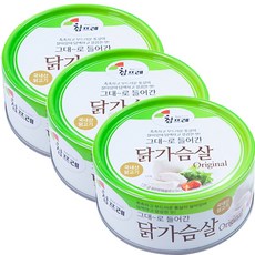 참프레 닭가슴살, 135g, 3개