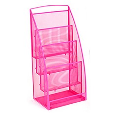 아이리스 메탈 메쉬 선반 카트 MMT-30M, 핑크