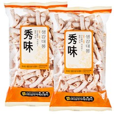 삼천리 생강대롱 과자, 250g, 2개
