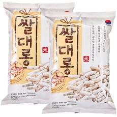 삼천리 쌀대롱 과자, 220g, 2개