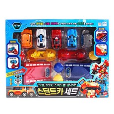 또봇 스턴트카 장난감 세트, 혼합 색상, 1개