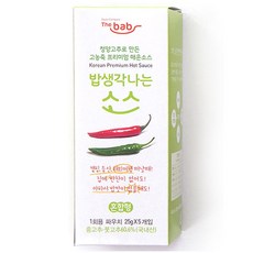 밥생각나는소스 혼합형 파우치, 25g, 5개