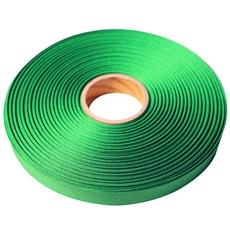KUNBI 韓國 羅紋 G12 緞帶 40mm x 45m, 1 個, 綠色