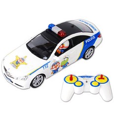 뽀로로 대영토이즈 벤츠 경찰 RC카, 혼합 색상, 1개