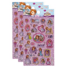 금홍 소피아 샤이닝 스티커, 6개, 혼합 색상