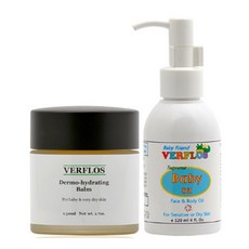 오감바이오 베르플로스 유아피부케어 하이드레이팅 밤, 더모 하이드레이팅 밤 + 오일, 1세트, 50ml