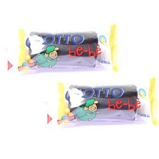 지오토베베 소시지 점토 낱개, BLACK, 50g, 2개