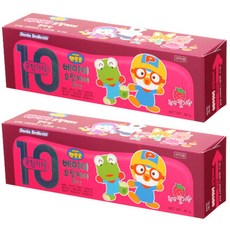 케이엠 베이비 오랄케어겔 치약, 천연딸기향, 2개, 80g