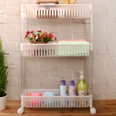 可拆移動式置物架 3層, 單色, 1入