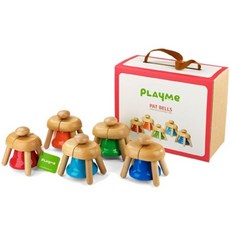 플레이미 핸드벨 5음계/반음, 혼합 색상, 1개