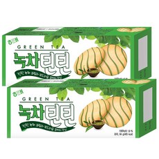 해태제과 녹차틴틴 과자, 84g, 2개