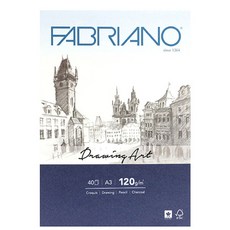 FABRIANO 繪畫藝術 AT03 頂部裝訂 120g/m2, A3 (297mm x 420mm), 40張, A3