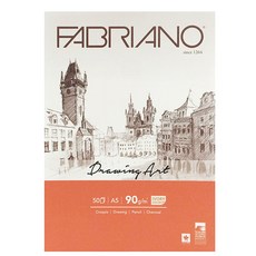 파브리아노 드로잉아트 스케치북 ST01 상단제본 90g 미색 50매, A6, 1개