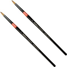 韓國 Rubens 720R 水彩圓頭畫筆, 8號, 4個