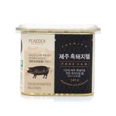 피코크 제주흑돼지햄, 340g, 1개