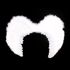 派對팡 天使翅膀 大 80cm 白色, 1 個