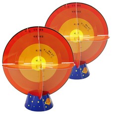 종이모형왕국 지구내부구조 만들기 과학상자, 혼합 색상, 4개