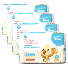 치쿨 슈페리어 밴드형 기저귀 남녀공용 (12kg~), 특대형(XL), 72매