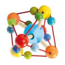 하바 트릴리 딸랑이 HB5124, 혼합 색상, 1개