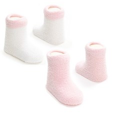 아가똥 신생아 수면양말 2족세트 핑크/화이트핑크