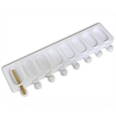 B Home Baking 經典款矽膠棒模具 + 20入木棒, 白色, 1套